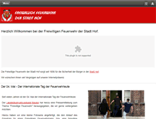 Tablet Screenshot of fw-hof.de